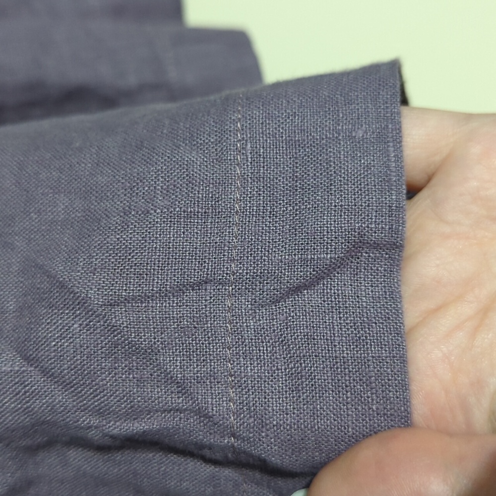 Handmade linen studio Gemma shorts Lagenlook - Picture 8 of 10